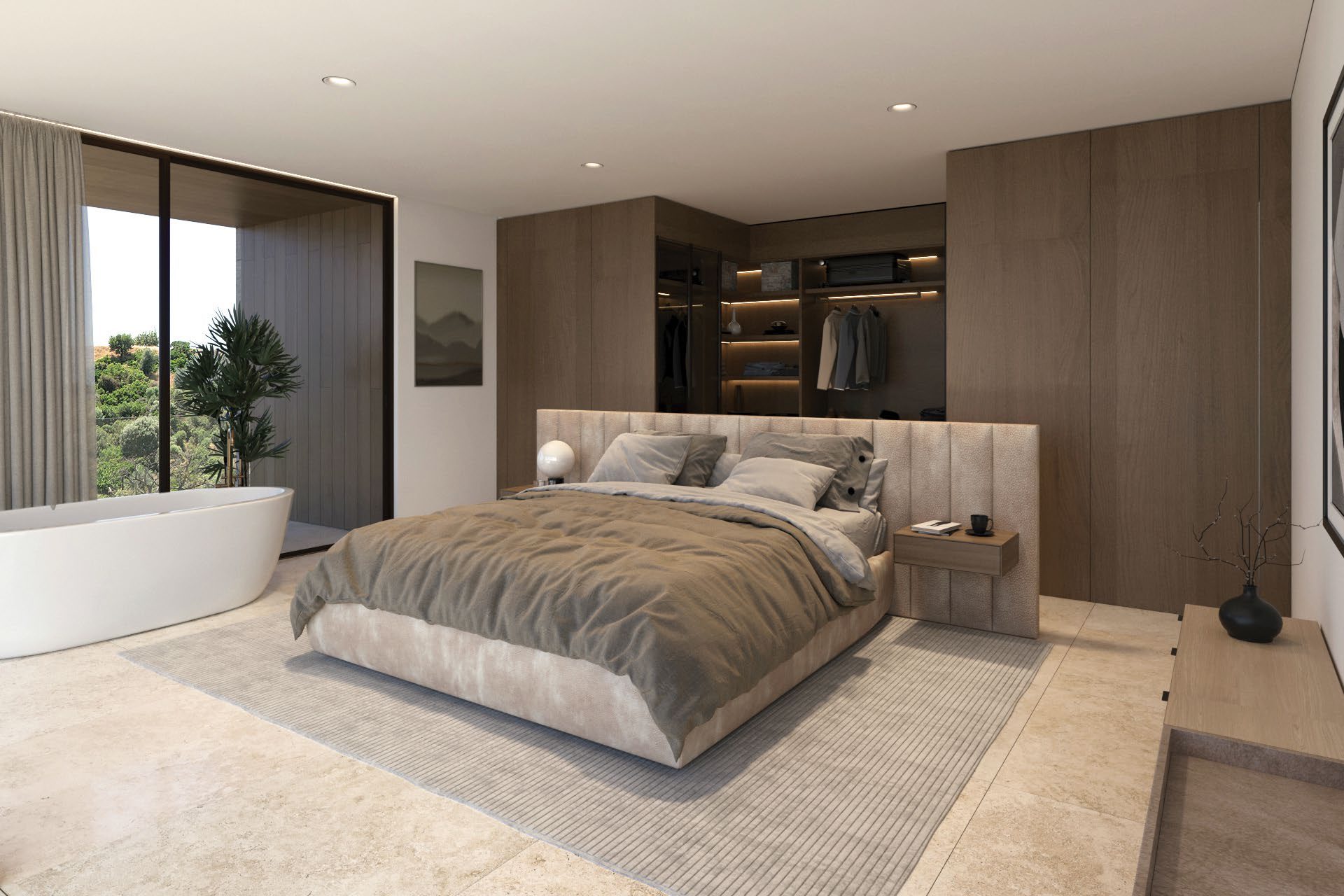 Dormitorio principal con vestidor